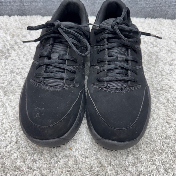 Crocs Women's Triple Black On The Clock Work Sneakers 209476 size 11 - Picture 3 of 8